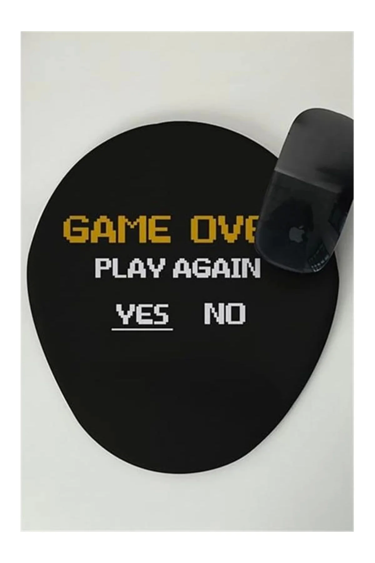 Gamer Sevgiliye Hediye Game Over Tasarımlı Mouse Altlığı Mouse Pa