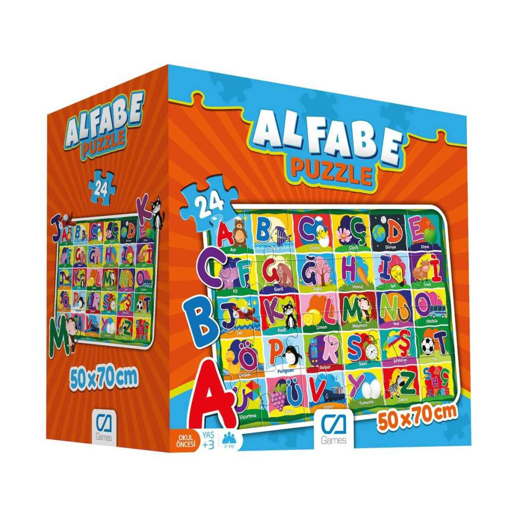 Games Alfabe Puzzle 24 Parça 5027 Games Alfabe Puzzle 24 Parça 5027
