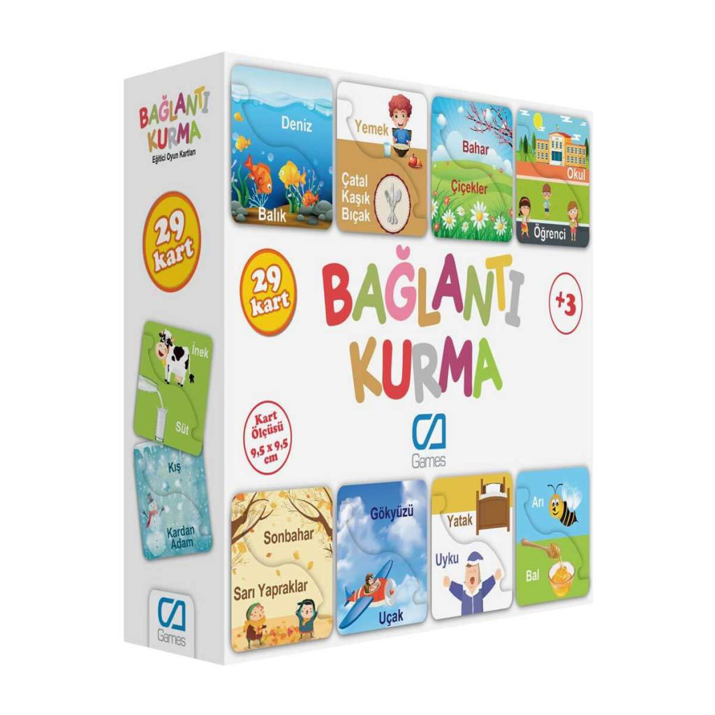 Games Bağlantı Kurma Eğitici Oyun Kartları 29 Kart Games Bağlantı Kurma Eğitici Oyun Kartları 29 Kart