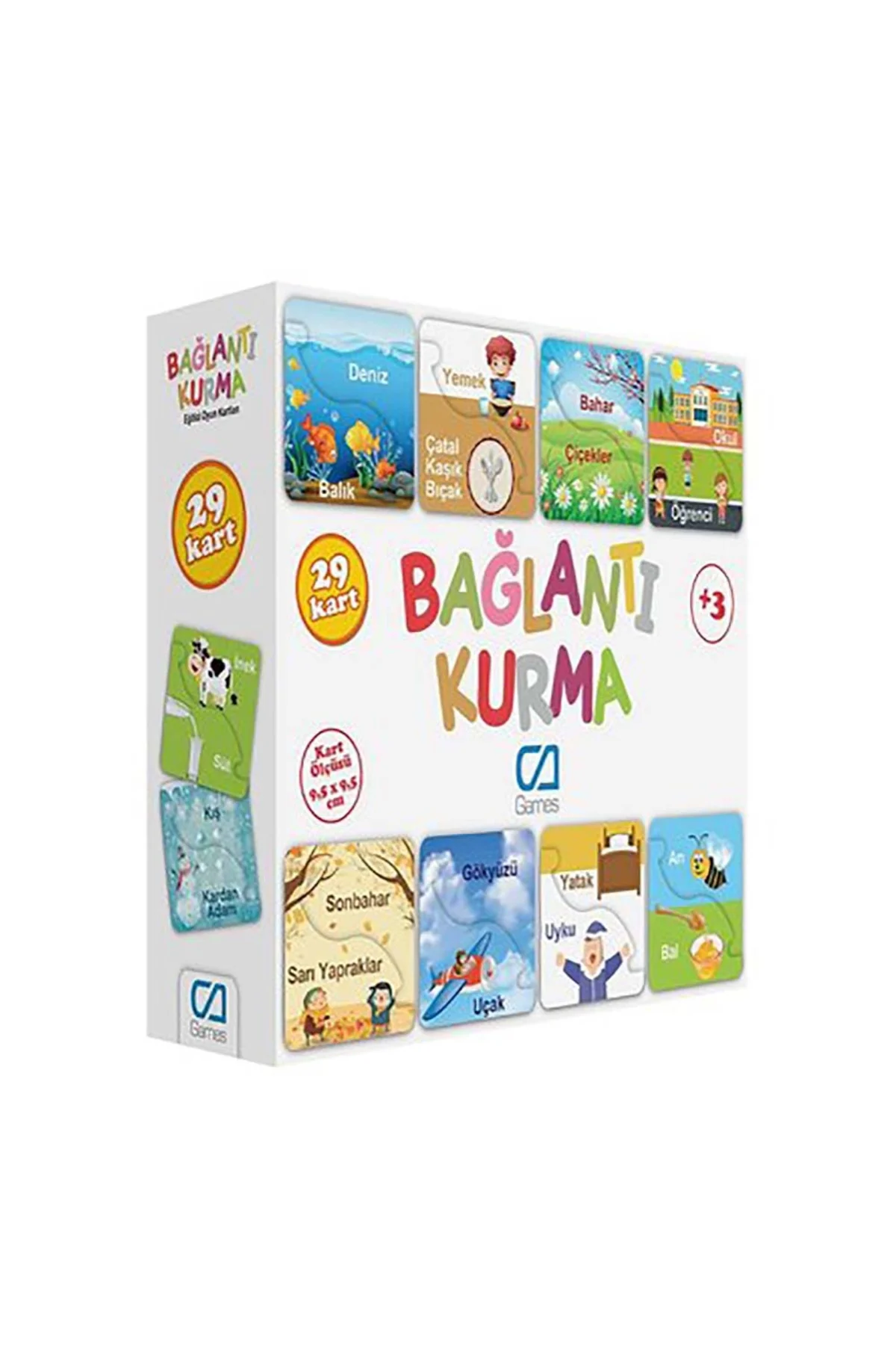 Mey İthalat® Games Bağlantı Kurma Eğitici Oyun Kartları 29 Kart