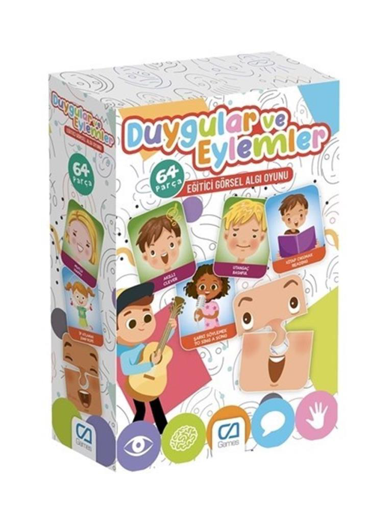 Games Duygular ve Eylemler Eğitici Görsel Algı Oyunu 64 Parça Games Duygular ve Eylemler Eğitici Görsel Algı Oyunu 64 Parça