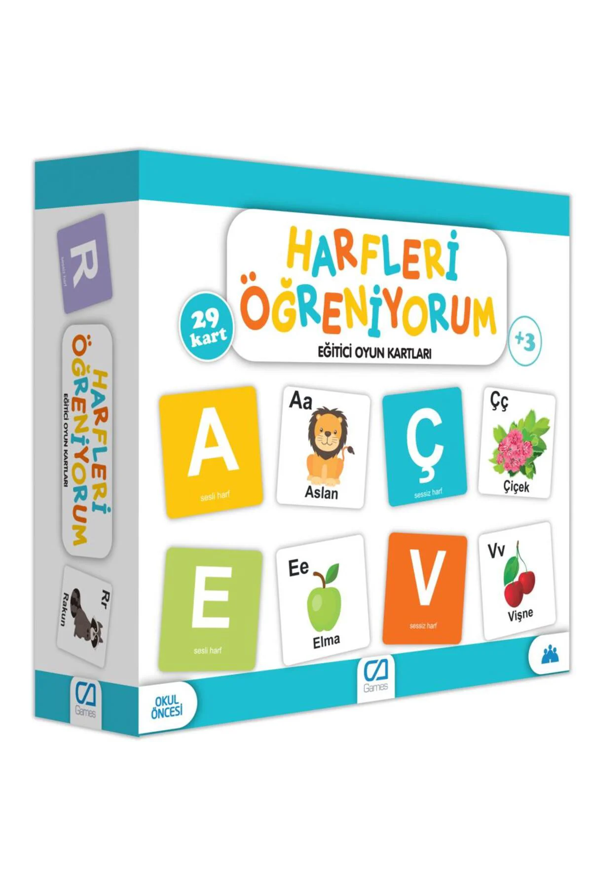 Games Harfleri Öğreniyorum Eğitici Oyun Kartları 29 Kart 5042
