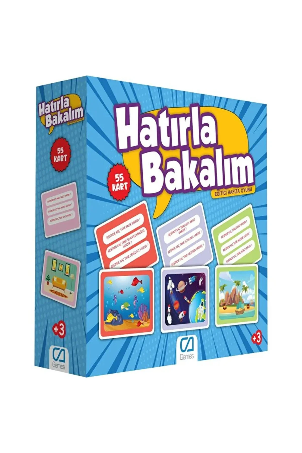 Games Hatırla Bakalım Eğitici Hafıza Oyunu 55 Kart 5108