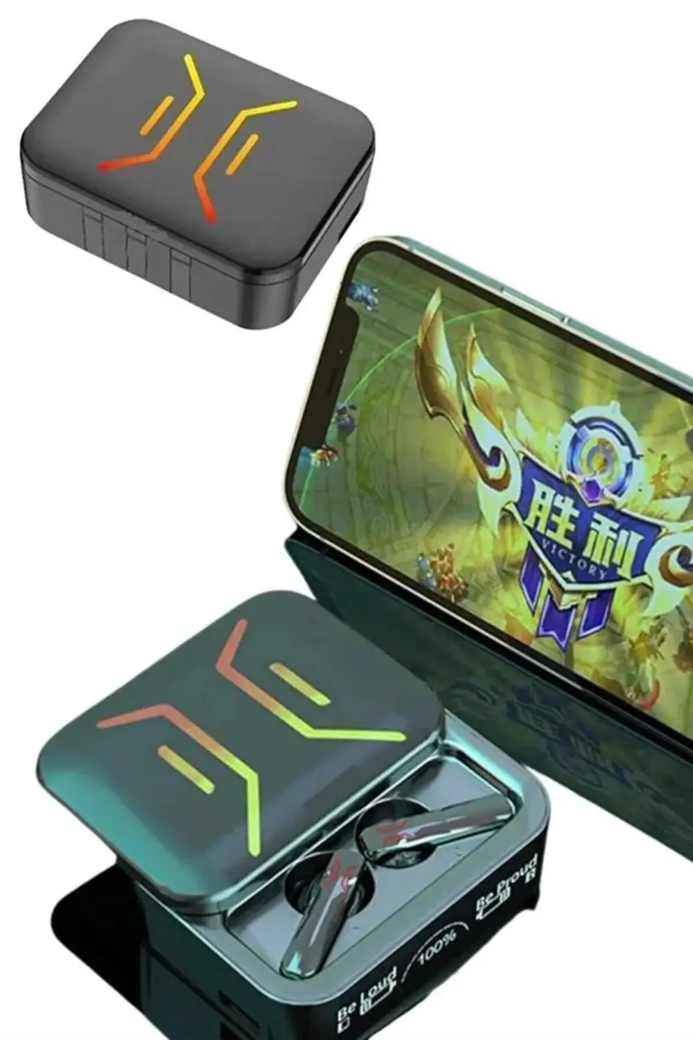 Gaming Bluetooth Kulaklık Dahili Powerbank Kablolu Düşük Gecikmel
