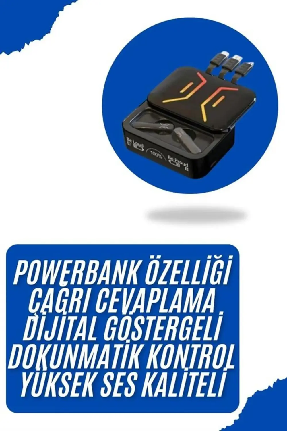 Gaming Bluetooth Kulaklık Dahili Powerbank Kablolu Düşük Gecikmel