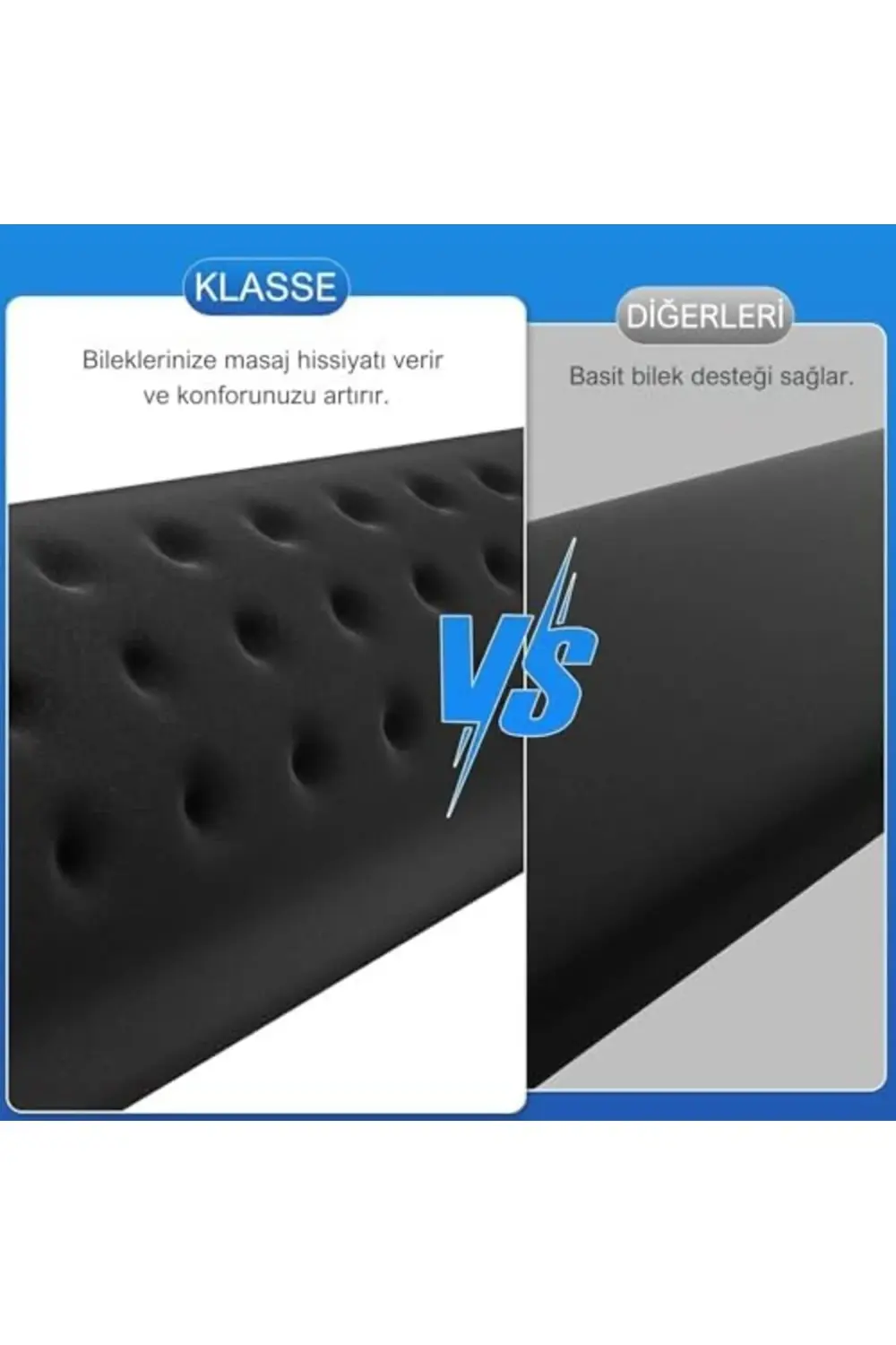 Gaming Klavye Ve Mouse Bilek Destek Seti, Ergopad, Kaymaz Tabanlı