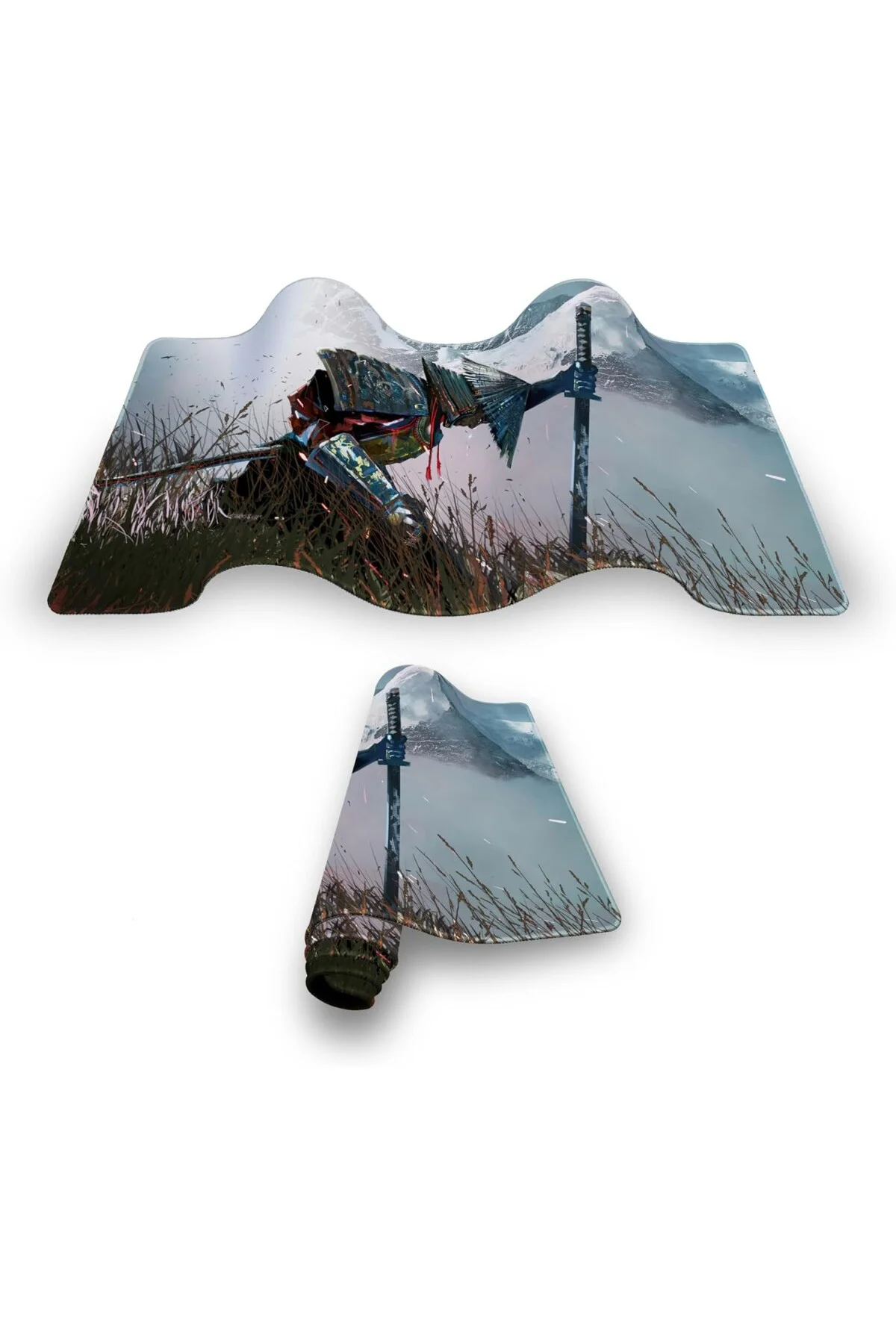 Gaming Mouse Pad 90x40 Mouse Pad XXL Büyük Oyuncu Mouse Pad Speed Mousepad (Samurai, 90x