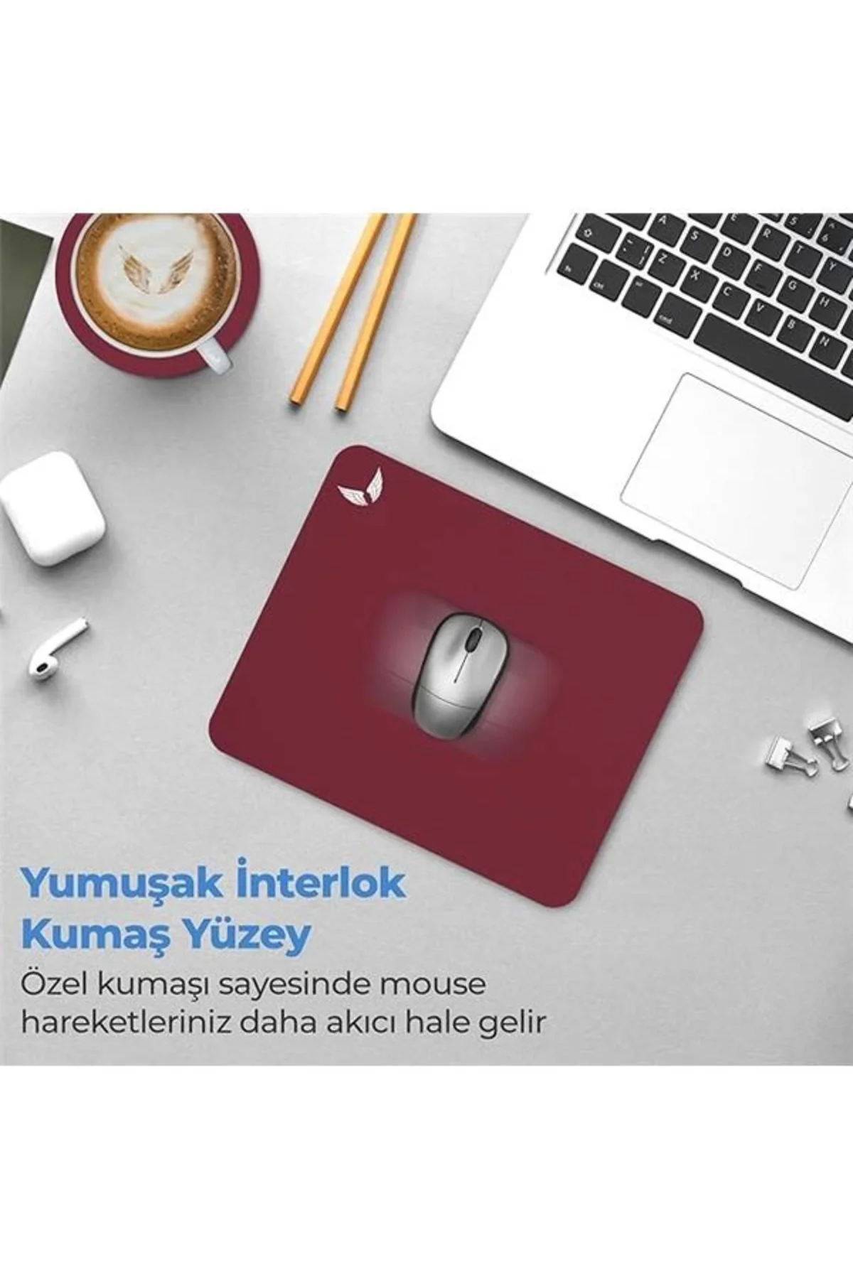 Gaming Oyuncu Gamer Mouse Pad 27x23, Kaymaz Taban Orta Boy Medium
