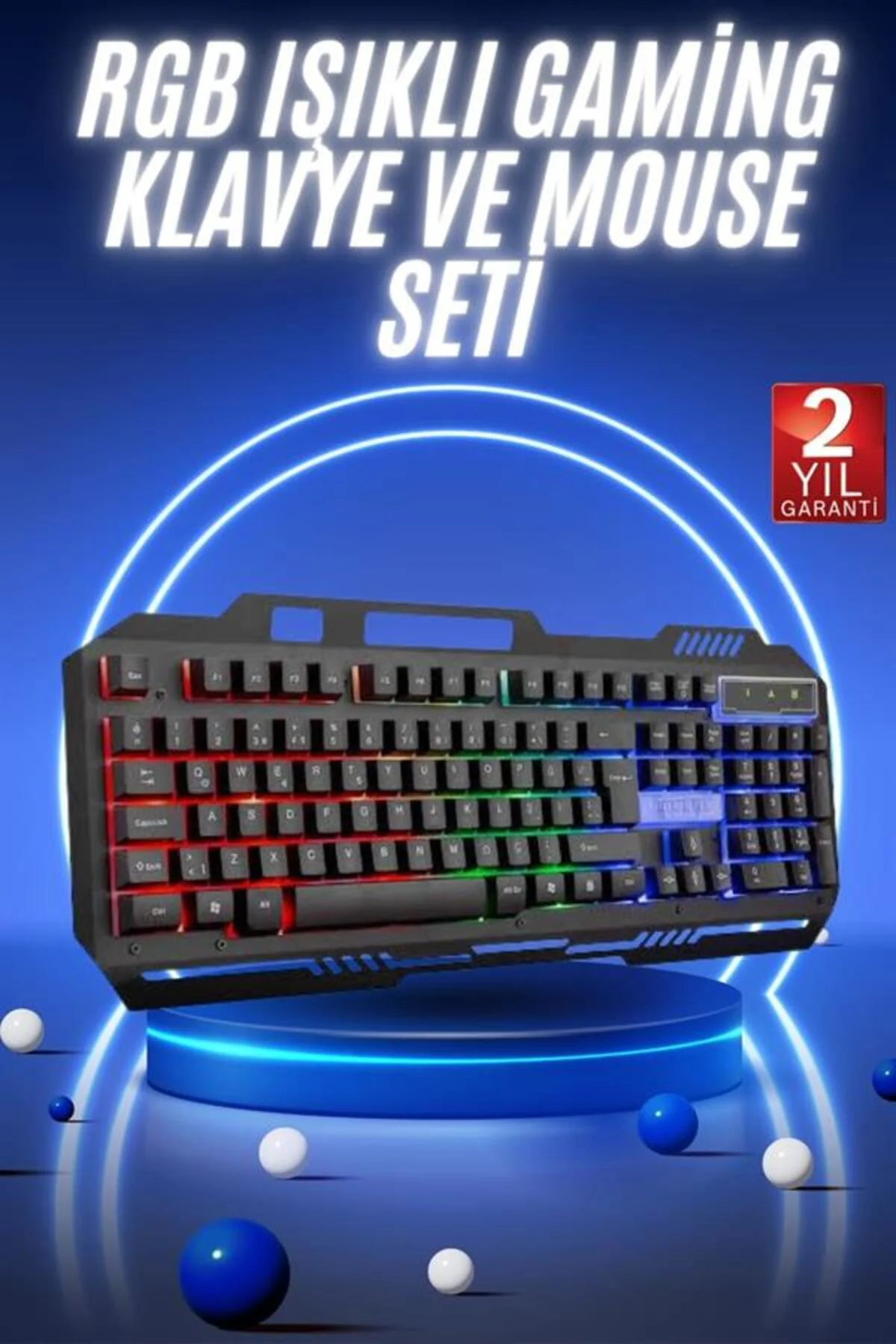 Gaming Oyuncu Klavyesi Led Aydınlatmalı Mekanik Hisli - Lisinya