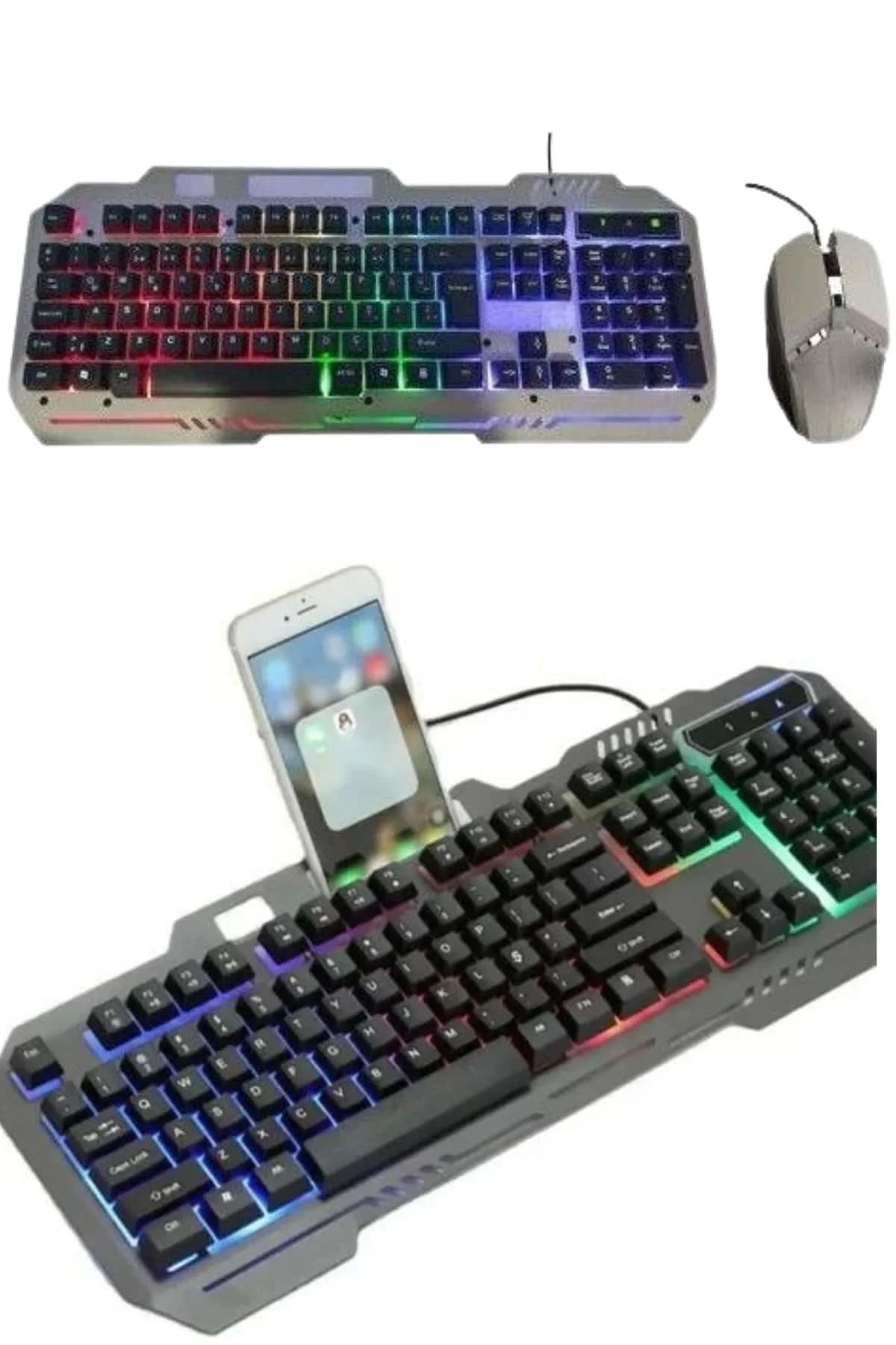 Gaming Oyuncu Klavyesi Led Aydınlatmalı Mekanik Hisli