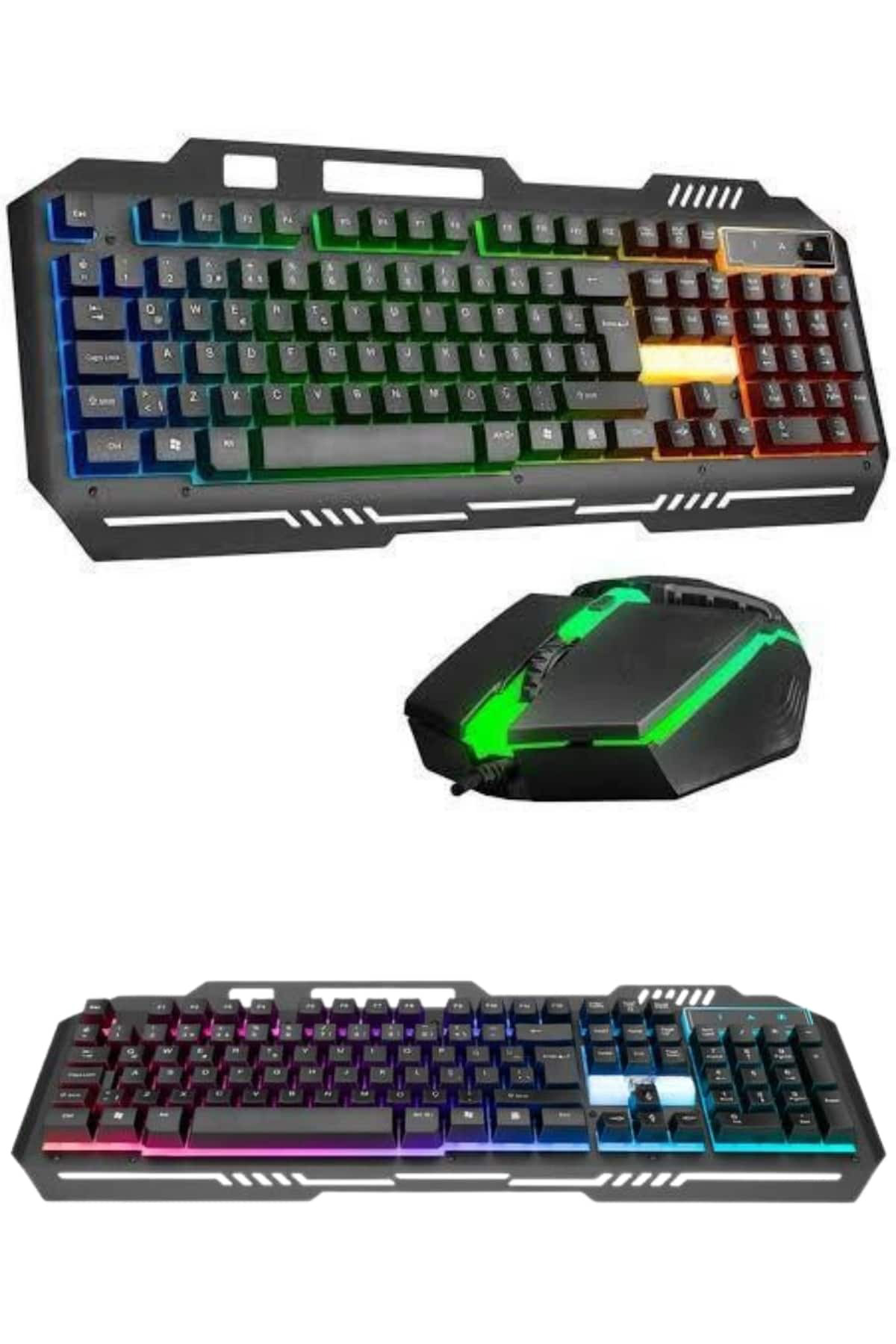 Gaming Oyuncu Klavyesi Led Aydınlatmalı Mekanik Hisli - Lisinya