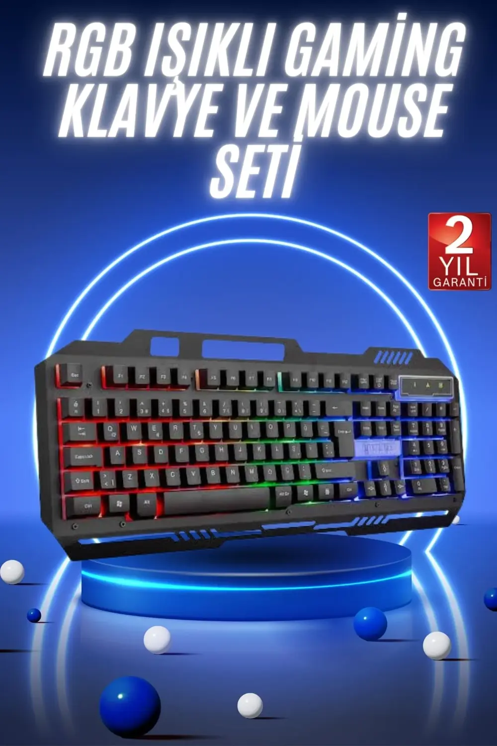 Gaming Oyuncu Klavyesi Led Aydınlatmalı Mekanik Hisli