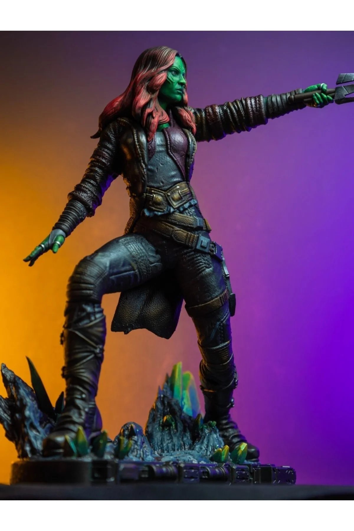 Gamora Guardians Of The Galaxy Boyalı Figür 25 cm Dev Boy