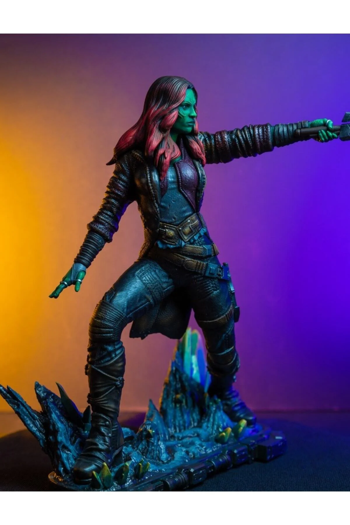 Gamora Guardians Of The Galaxy Boyalı Figür 25 cm Dev Boy