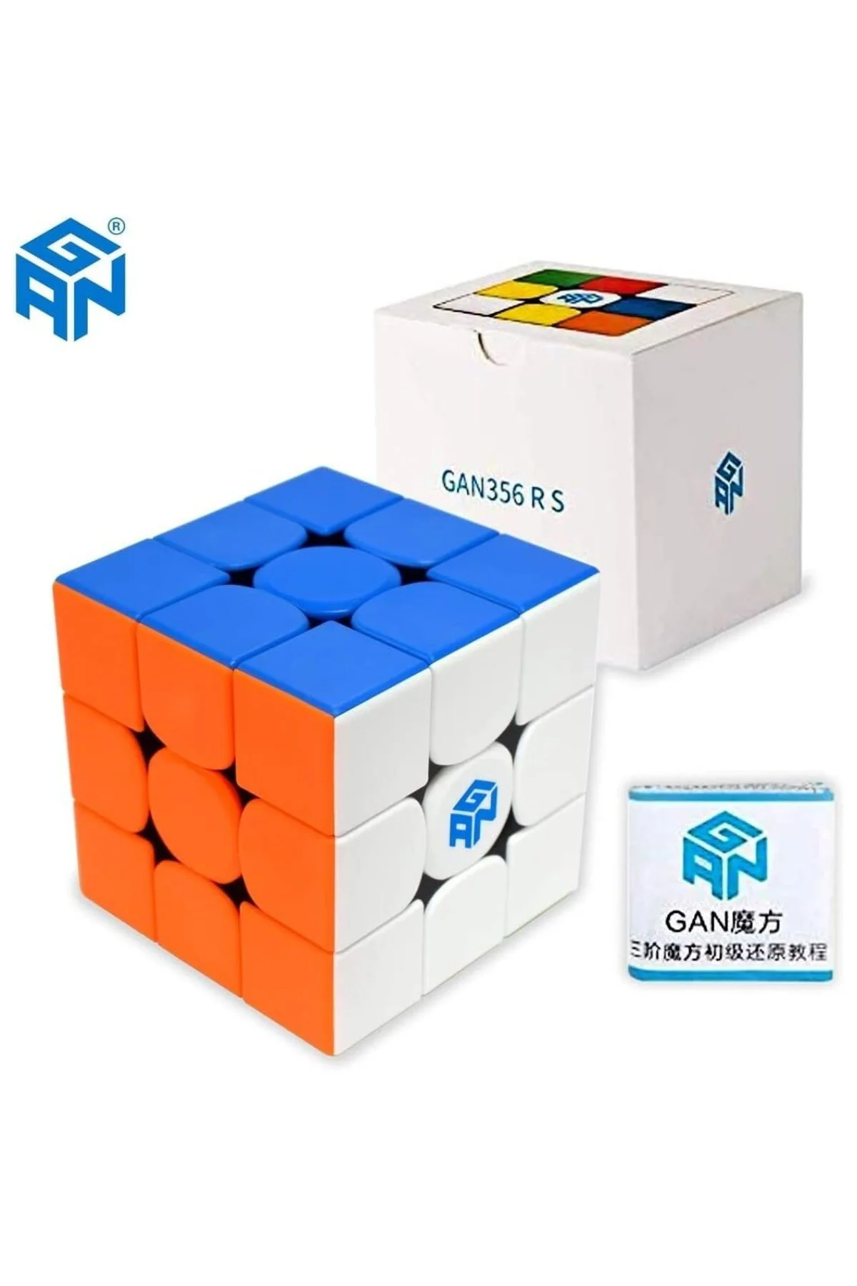 GAN 356 RS 3x3 Profesyonel Rubik Küpü Stickerless Speed Cube