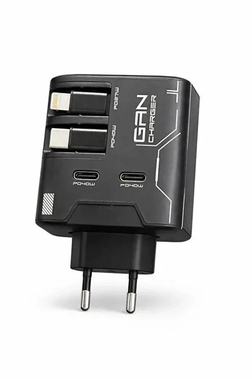 GaN+ PD 40W Hızlı Şarj Adaptörü – Geri Çekilebilir Kablolu Çoklu Çıkışlı Şarj Cihazı Fiyatı, Yorumları ve Özellikleri