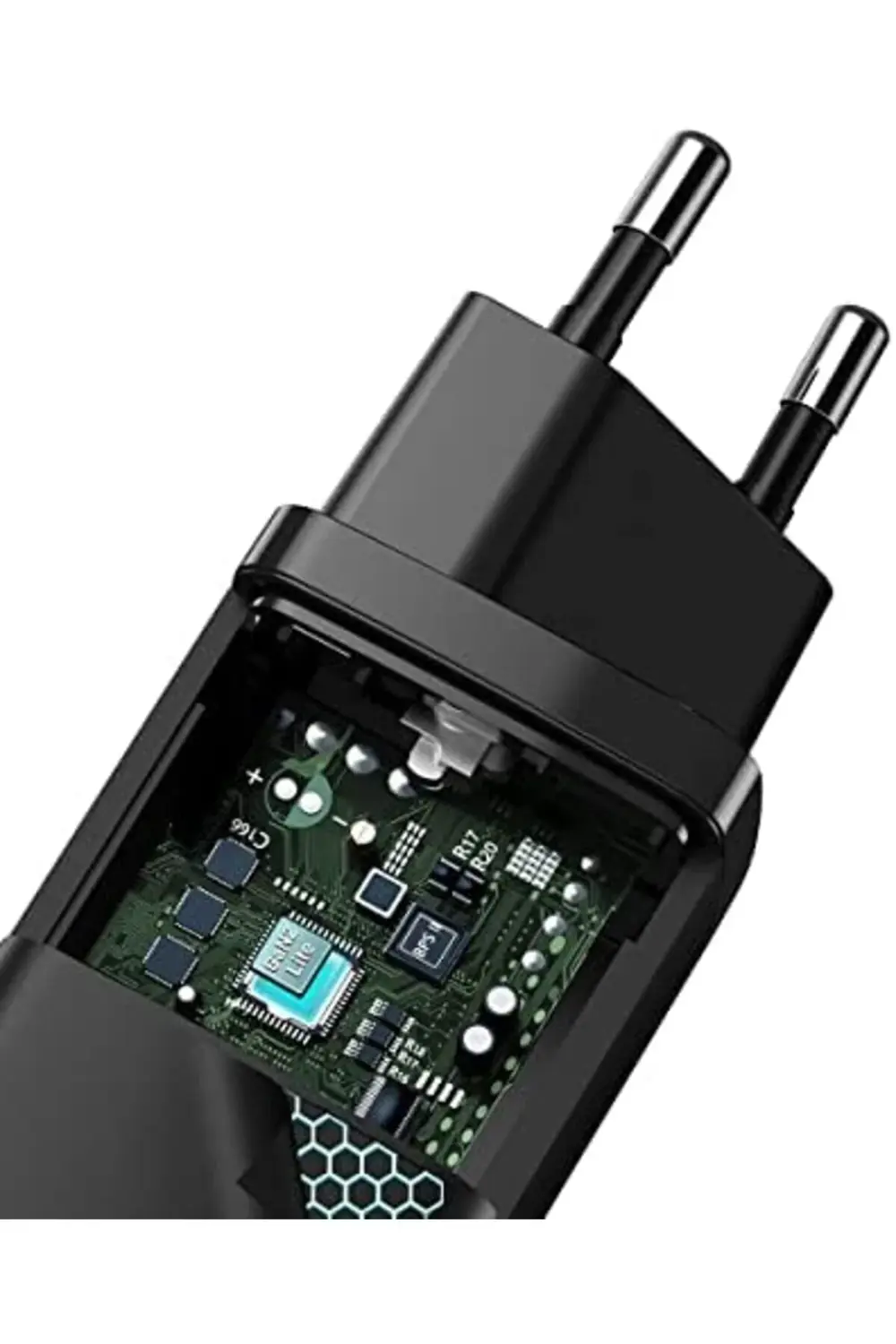 GaN2 Lite Hızlı Şarj Adaptörü C+U 65W EU, Siyah 1169806
