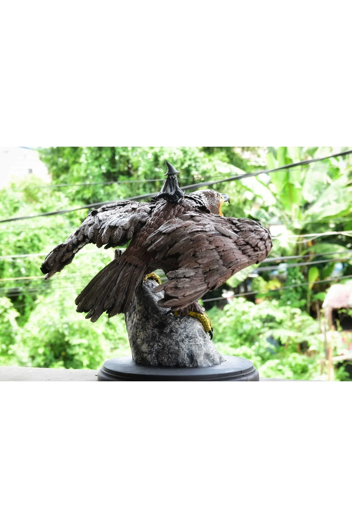 Gandalf Gwaihir'in Üstünde Yüzüklerin Efendisi Lotr Boyalı Figür 25 Cm (büyük Boy)