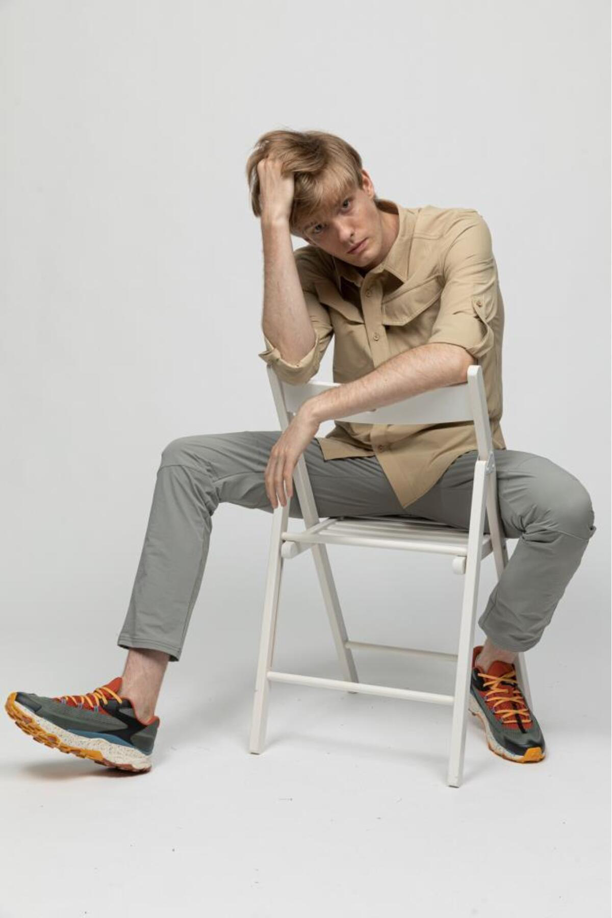 2As Gander Erkek Gömlek Bej