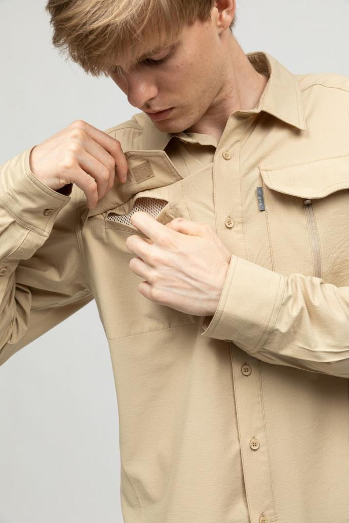 2As Gander Erkek Gömlek Bej