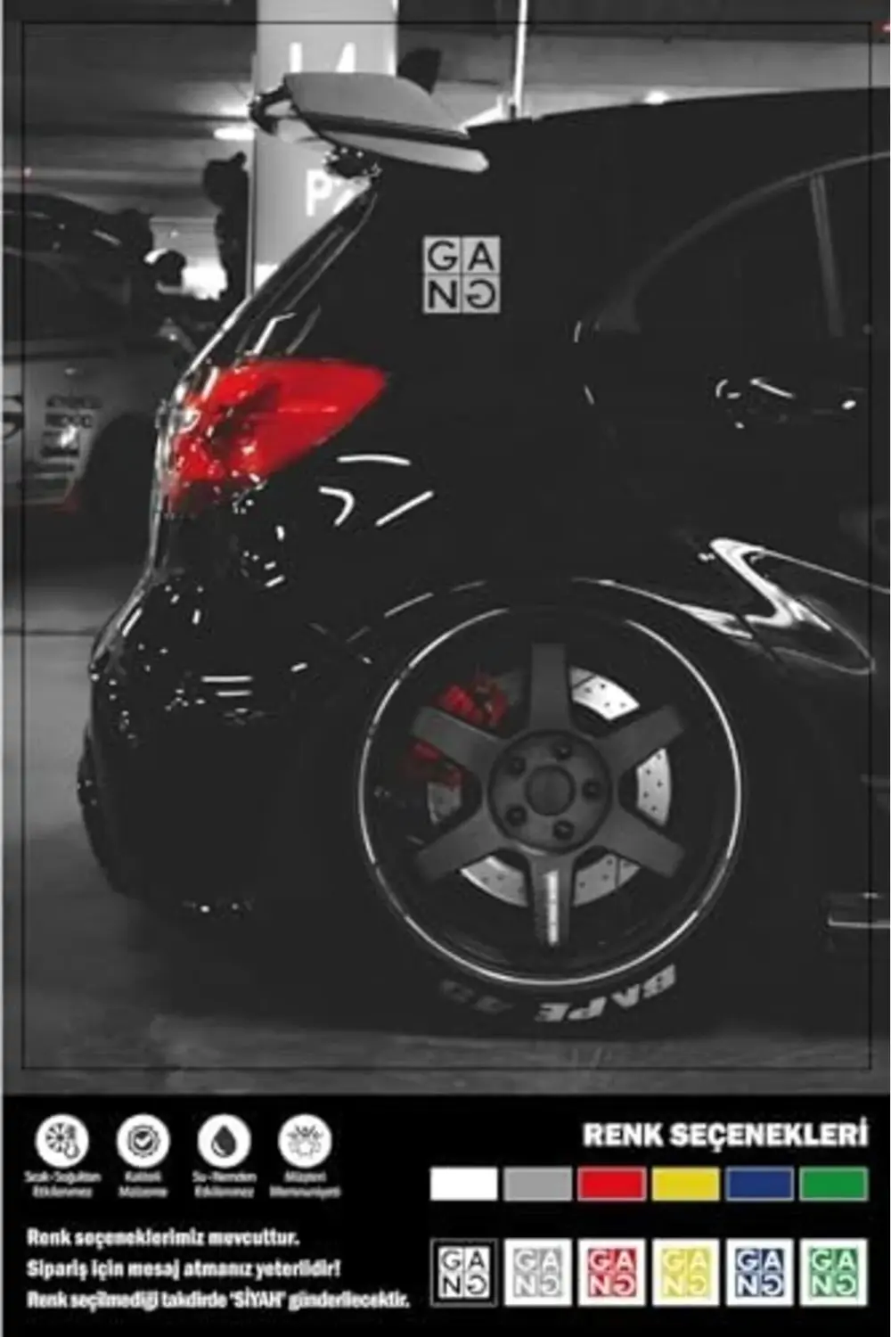 GANG STICKER 20 x 20 cm 395519