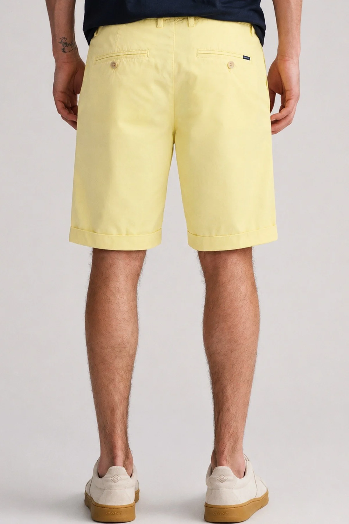 GANT Men's Regular Fit Allister Sunfaded Chino Bermuda Shorts Erkek Kanvas Bermuda Şort Kiremit
