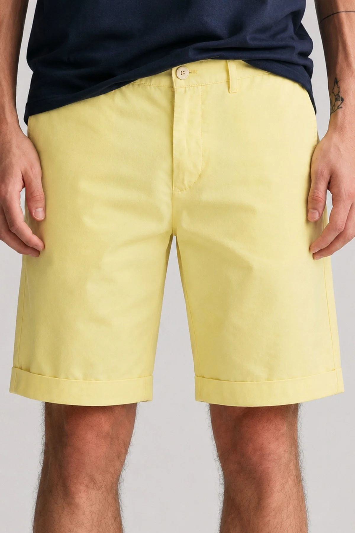 GANT Men's Regular Fit Allister Sunfaded Chino Bermuda Shorts Erkek Kanvas Bermuda Şort Kiremit