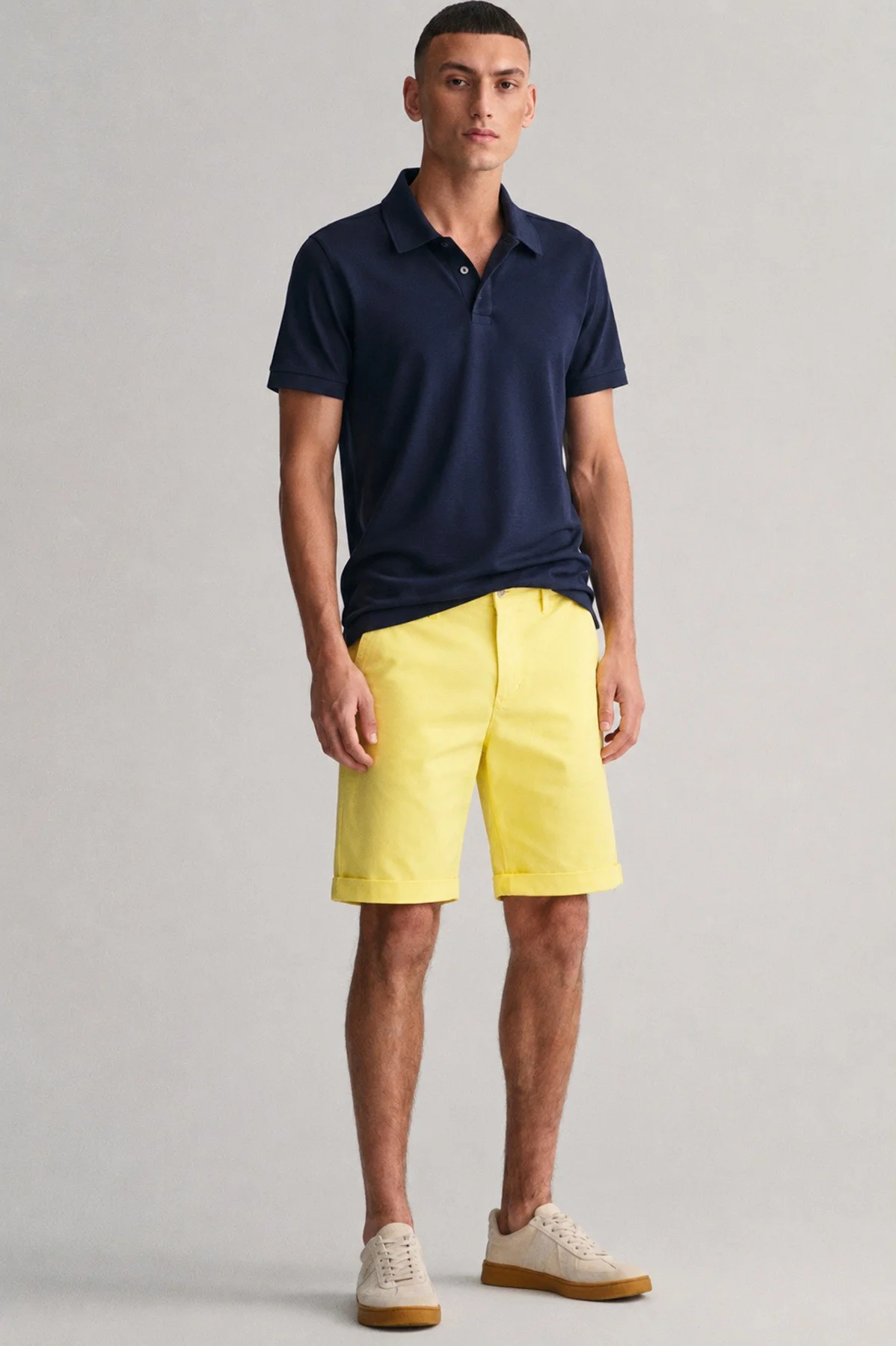 GANT Men's Regular Fit Allister Sunfaded Chino Bermuda Shorts Erkek Kanvas Bermuda Şort Kiremit