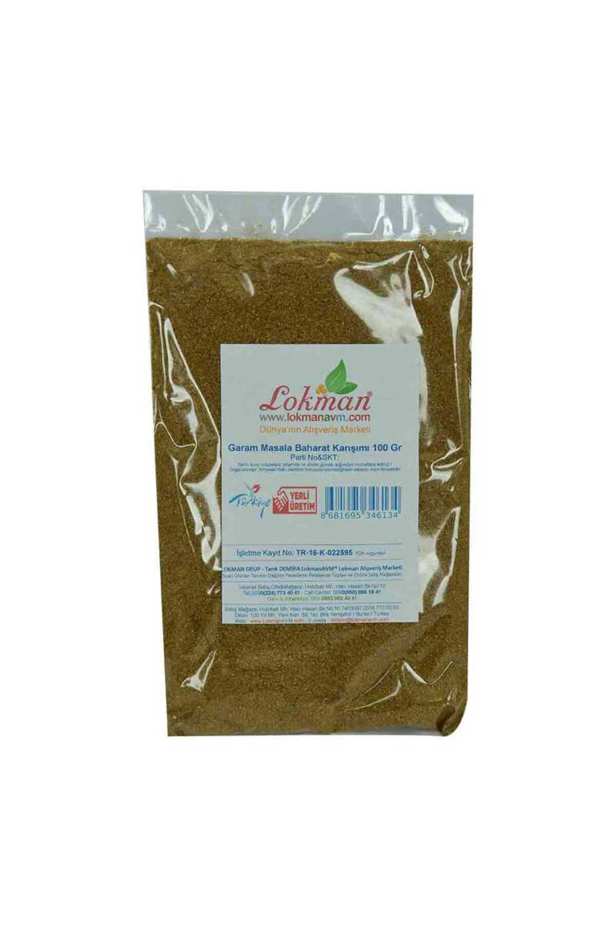 Nck Garam Masala Baharat Karışımı 100 Gr Paket