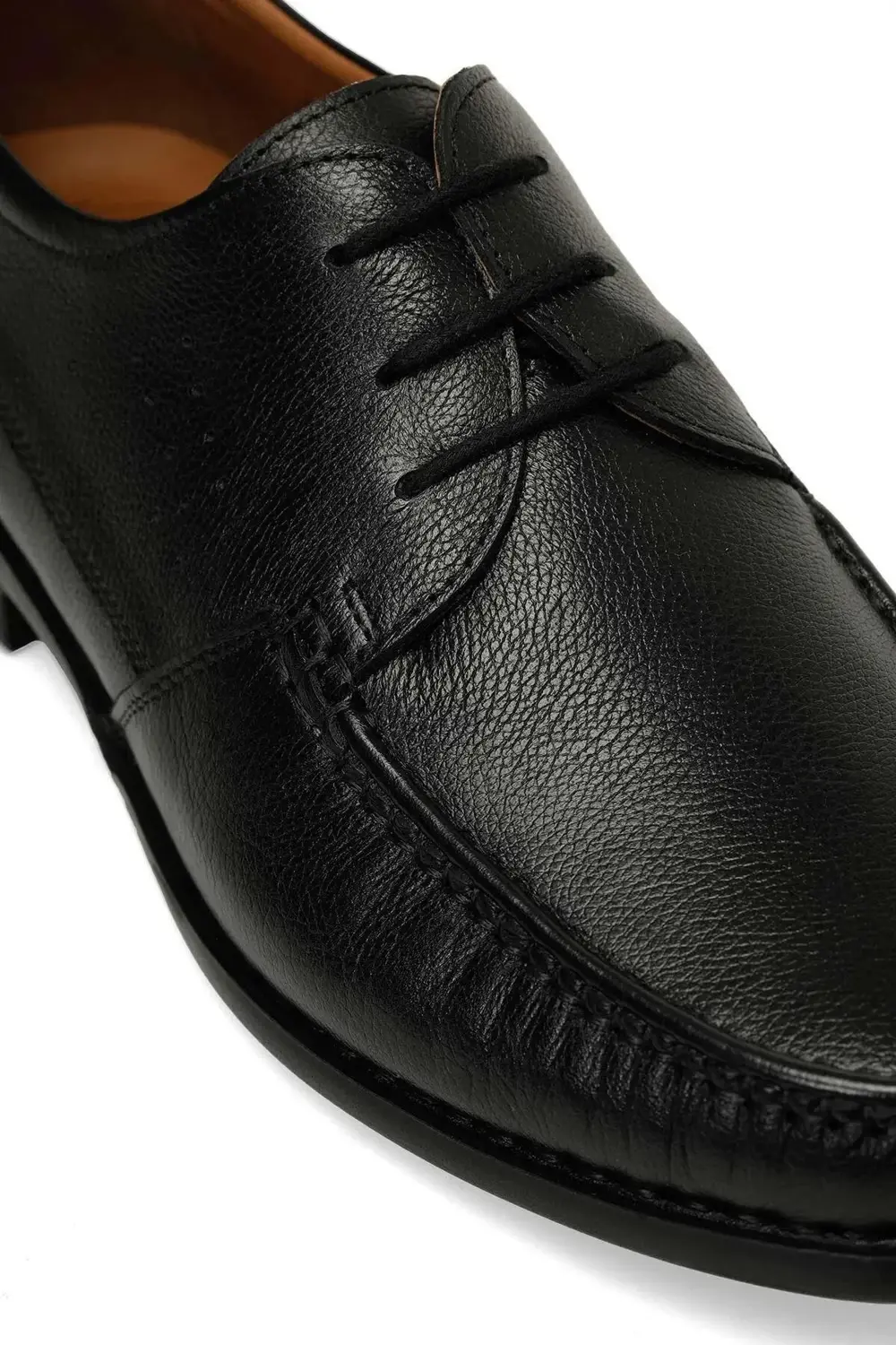 Garantili Bağcıklı Hafif Hakiki Deri 5 Nokta Taban Ortopedik Ayak