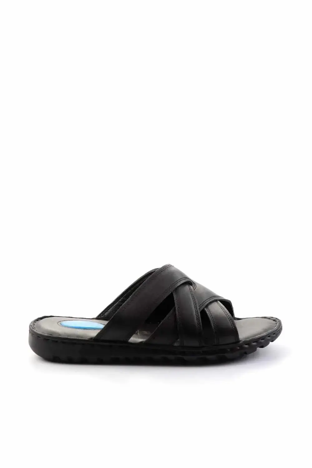 Garantili Hakiki Deri Jel Taban Tam Ortopedik Erkek Terlik 40-41-