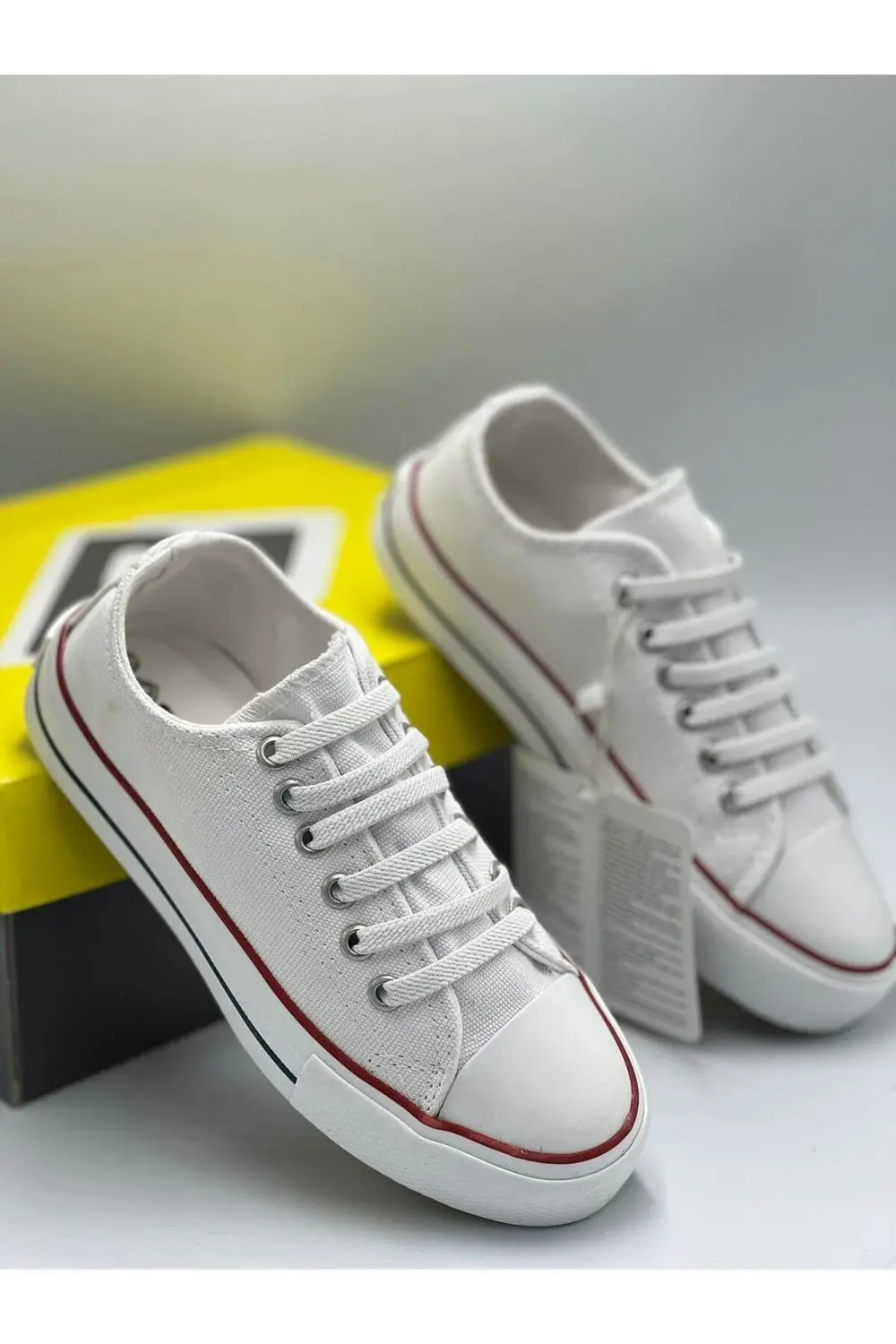 Garantili Kız Çocuk Lastik Bağcıklı Çocuk Convers Siyah Beyaz 26-