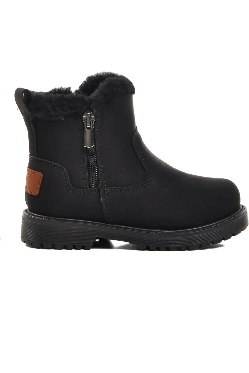 Garantili Su Geçirmez Kışlık Kaymaz Taban Kürklü Kız Çocuk Bot 26