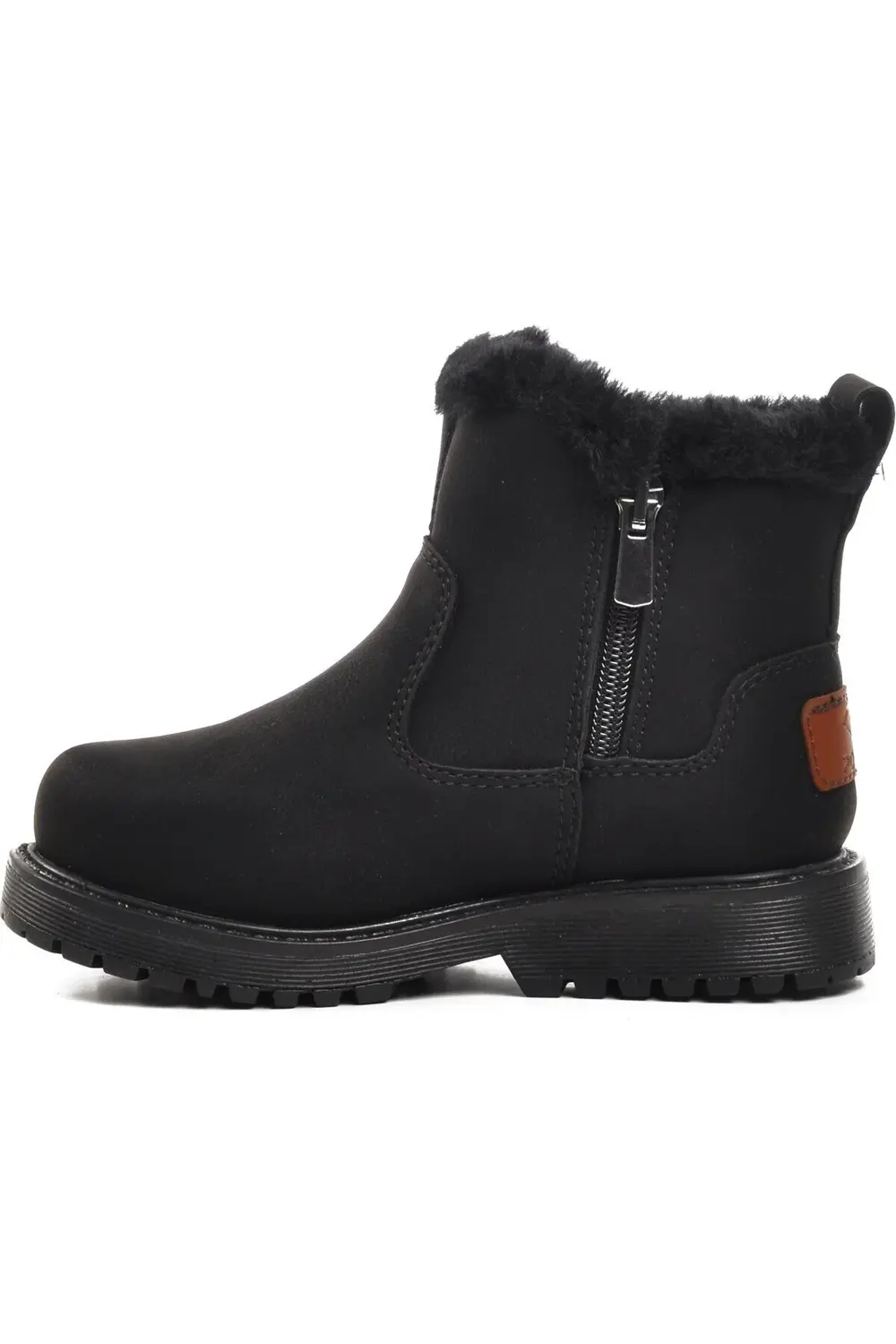 Garantili Su Geçirmez Kışlık Kaymaz Taban Kürklü Kız Çocuk Bot 26