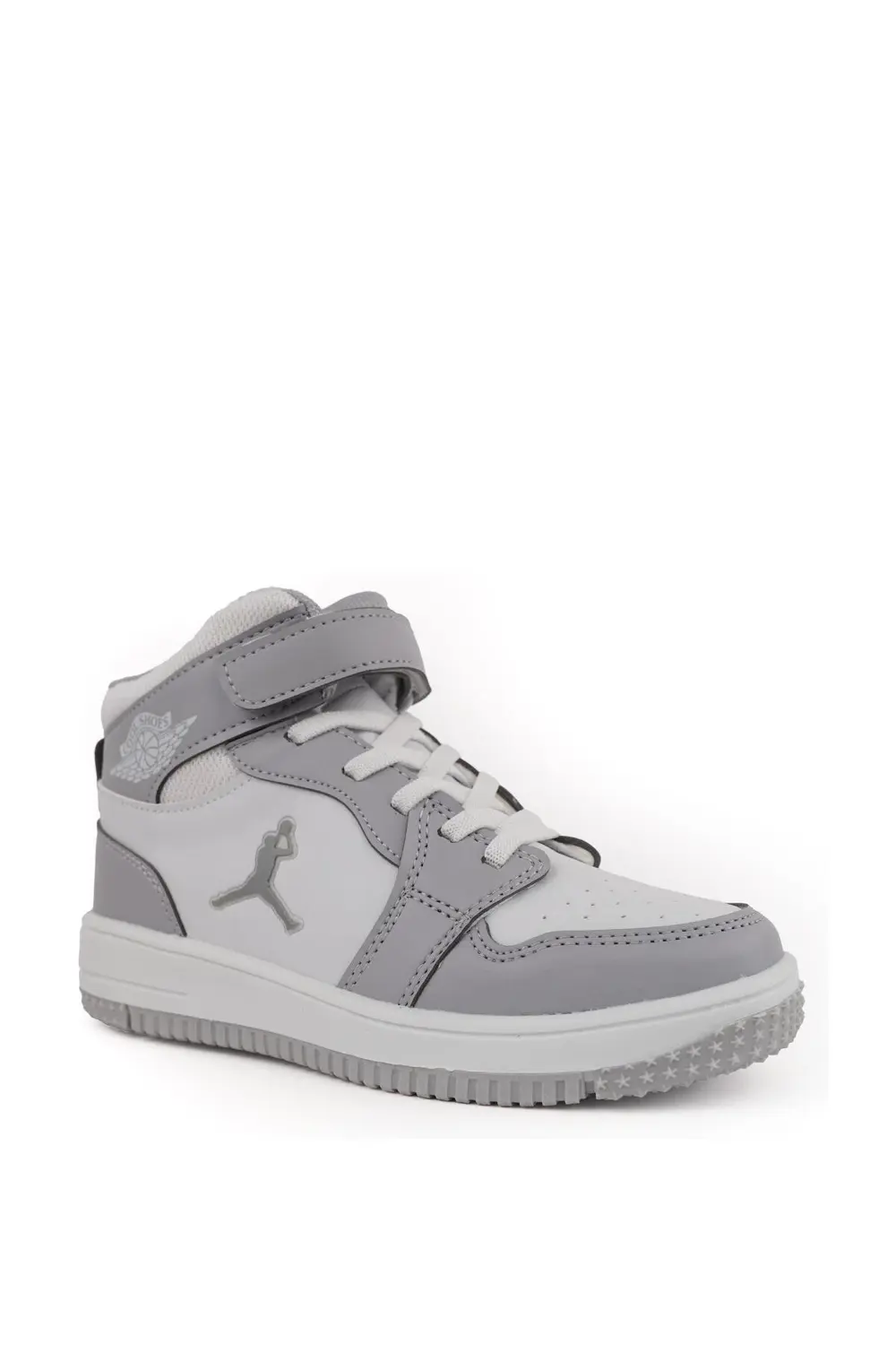 Garantili Unisex Çocuk Uzun Sneaker Spor Ayakkabı Ortopedik 26-27