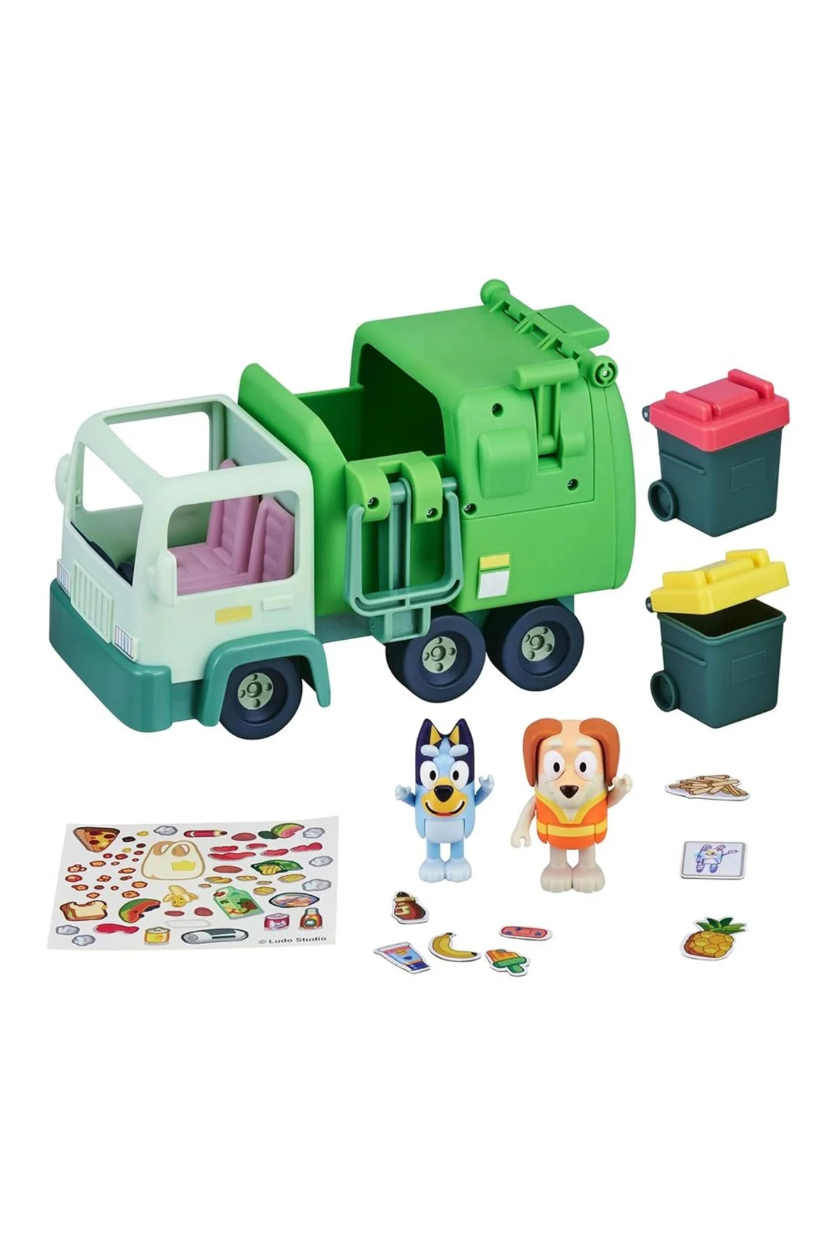 Garbage Truck Playset | 2.5" & Bin Man Poseable Figures | Multicolor | Fun Toy For Children Fiyatı, Yorumları ve Özellikleri