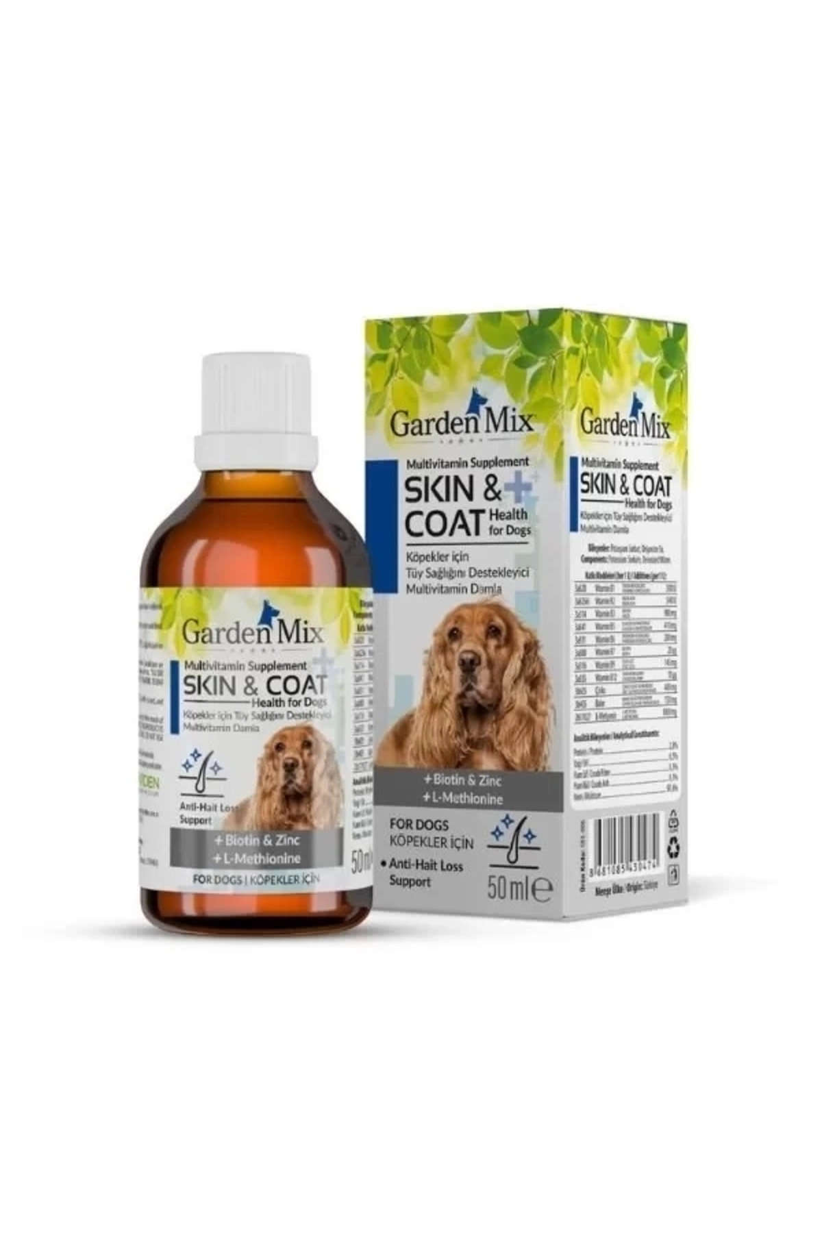 Garden Mix Multivitamin Köpekler için Tüy Sağlığını Destekleyici
