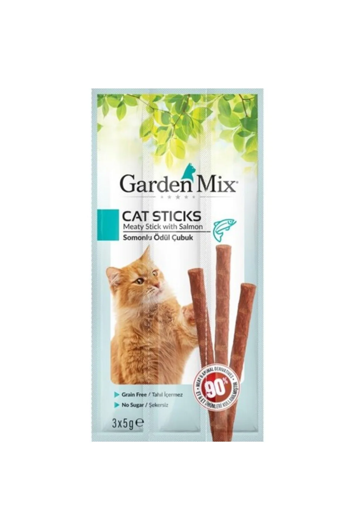 Garden Mix Somonlu Kedi Stick Ödül 3*5g CB4257