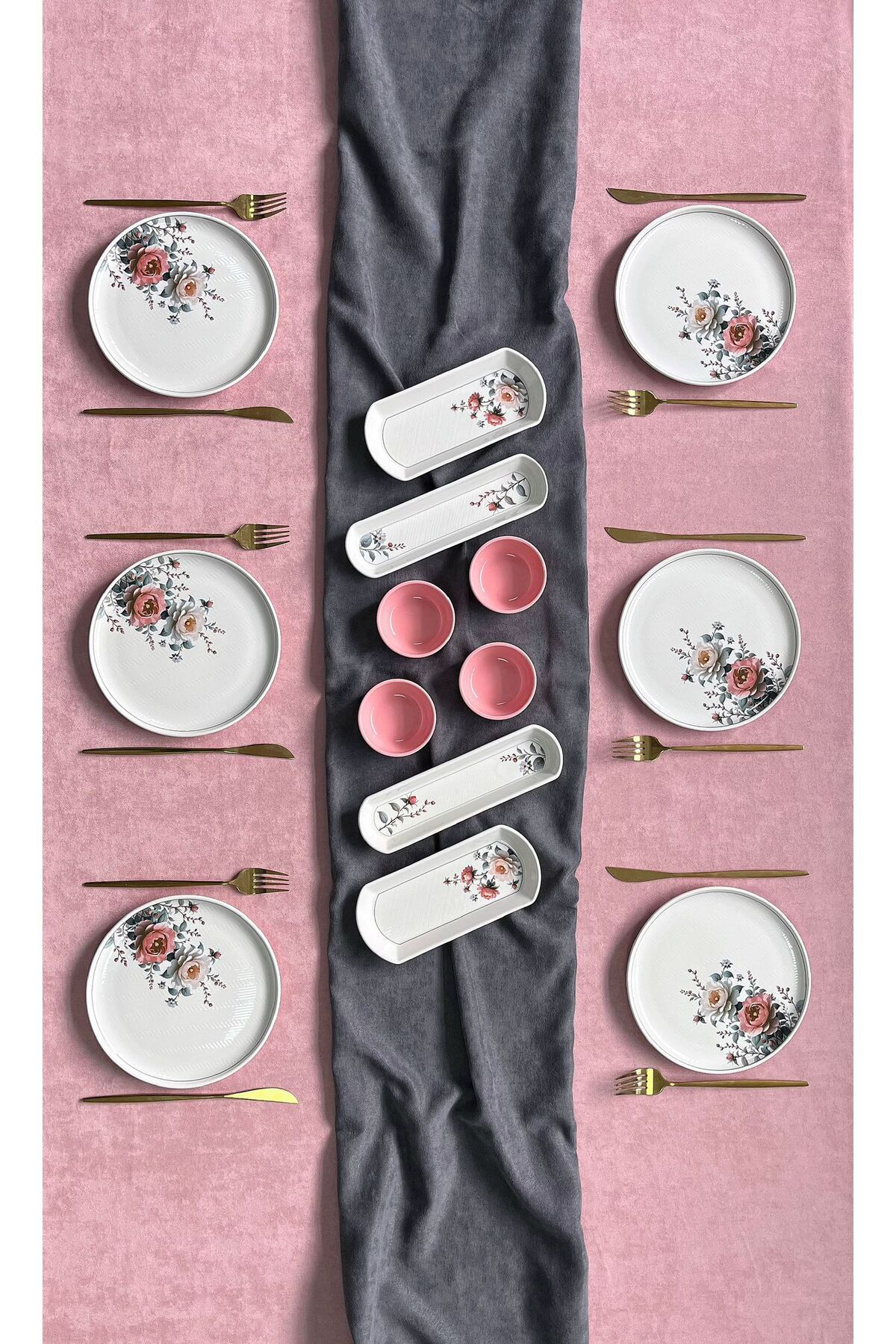 Garden Model 6 Kişilik 14 Parça Kahvaltı Takımı