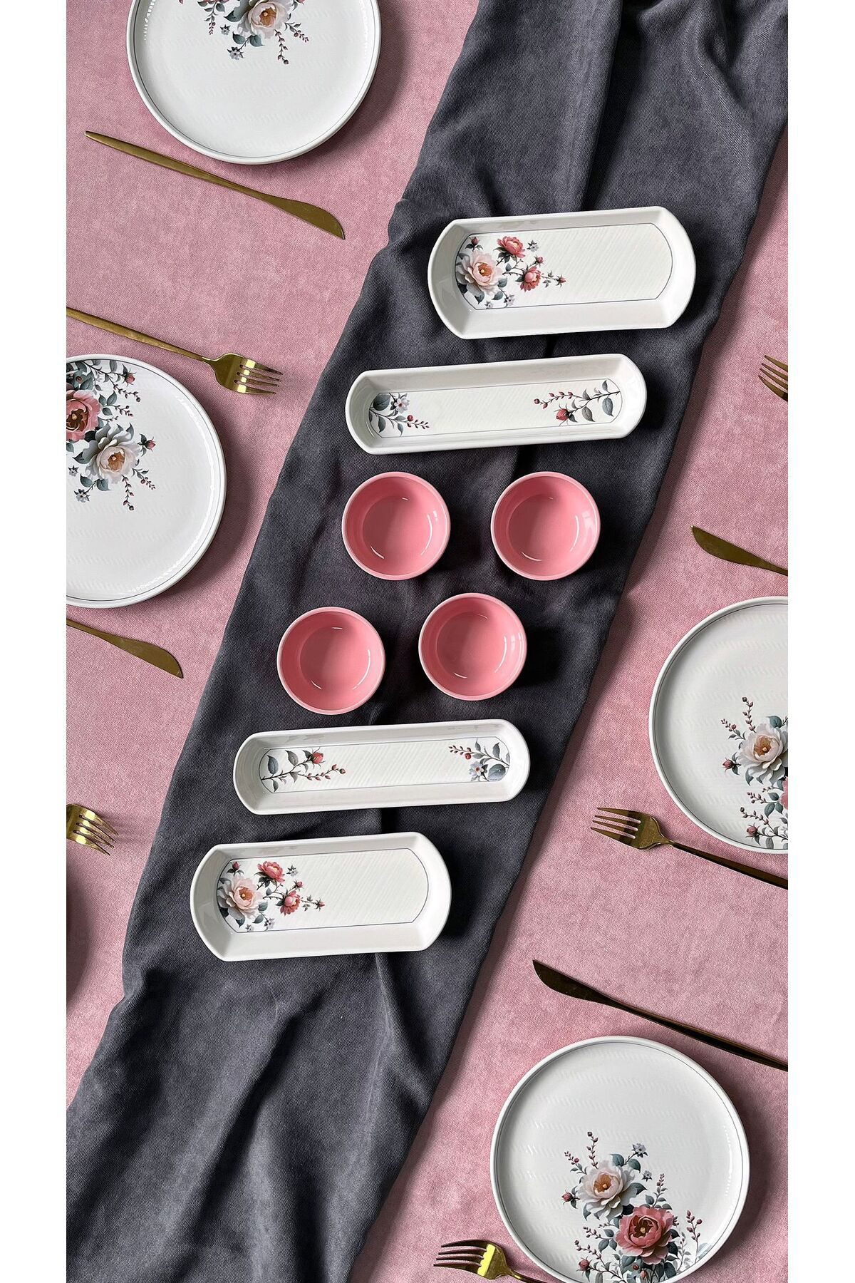 Garden Model 6 Kişilik 14 Parça Kahvaltı Takımı