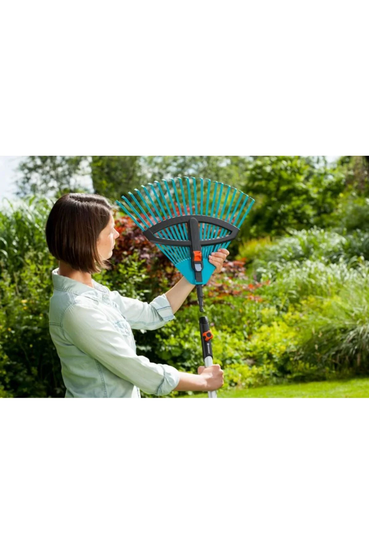 Gardena 3099-20 Combisystem Plastik Ayarlanabilir Tırmık
