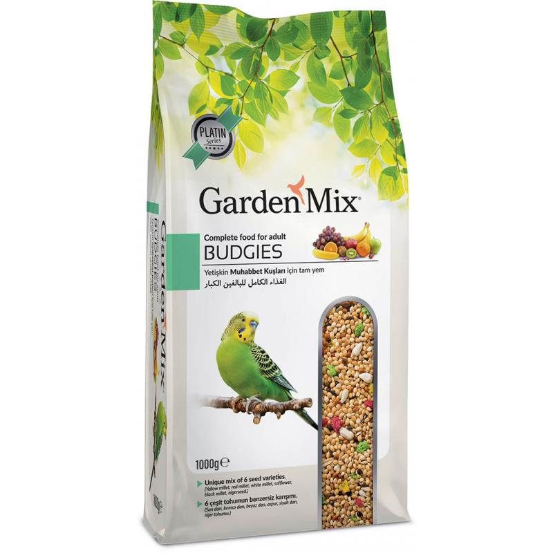 Gardenmix Platin Meyveli Muhabbet Kuşu Yemi 1000 gr