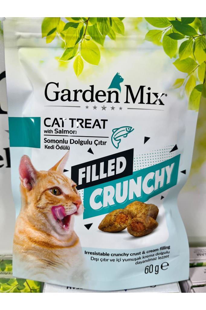 Gardenmix Somonlu İçi Dolgulu Kedi Ödülü 60gr Gardenmix Somonlu İçi Dolgulu Kedi Ödülü 60gr