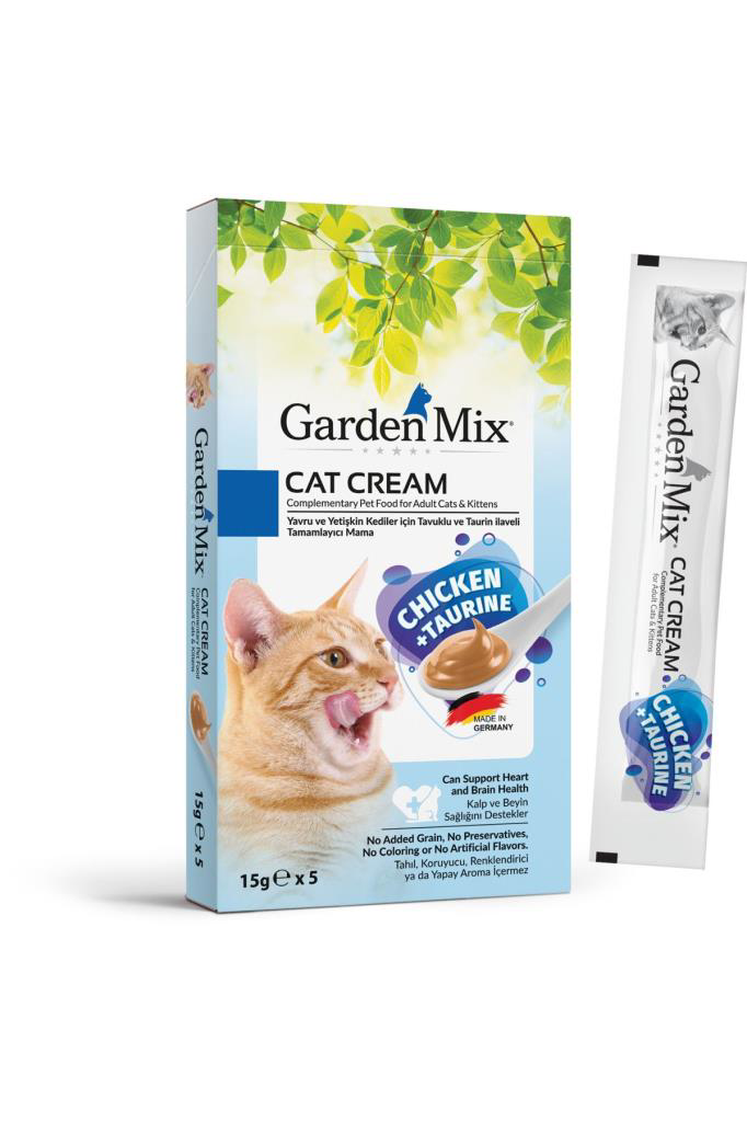 Gardenmix Tavuk + Taurin Kedi Ödül Mamasi 15 Gr X 5 Adet Gardenmix Tavuk + Taurin Kedi Ödül Mamasi 15 Gr X 5 Adet
