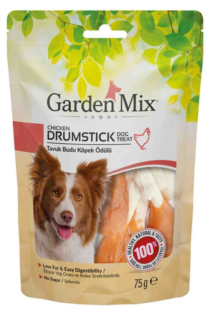 Gardenmix Tavuk Budu Köpek Ödülü 75 Gr Gardenmix Tavuk Budu Köpek Ödülü 75 Gr