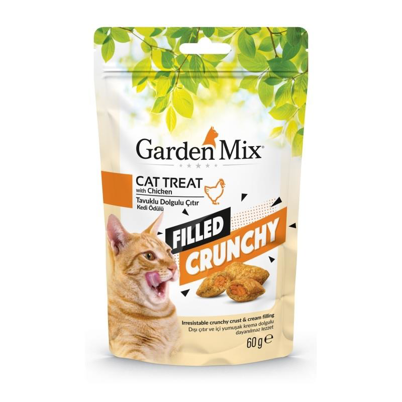 Gardenmix Tavuklu İçi Dolgulu Kedi Ödülü 60gr Gardenmix Tavuklu İçi Dolgulu Kedi Ödülü 60gr