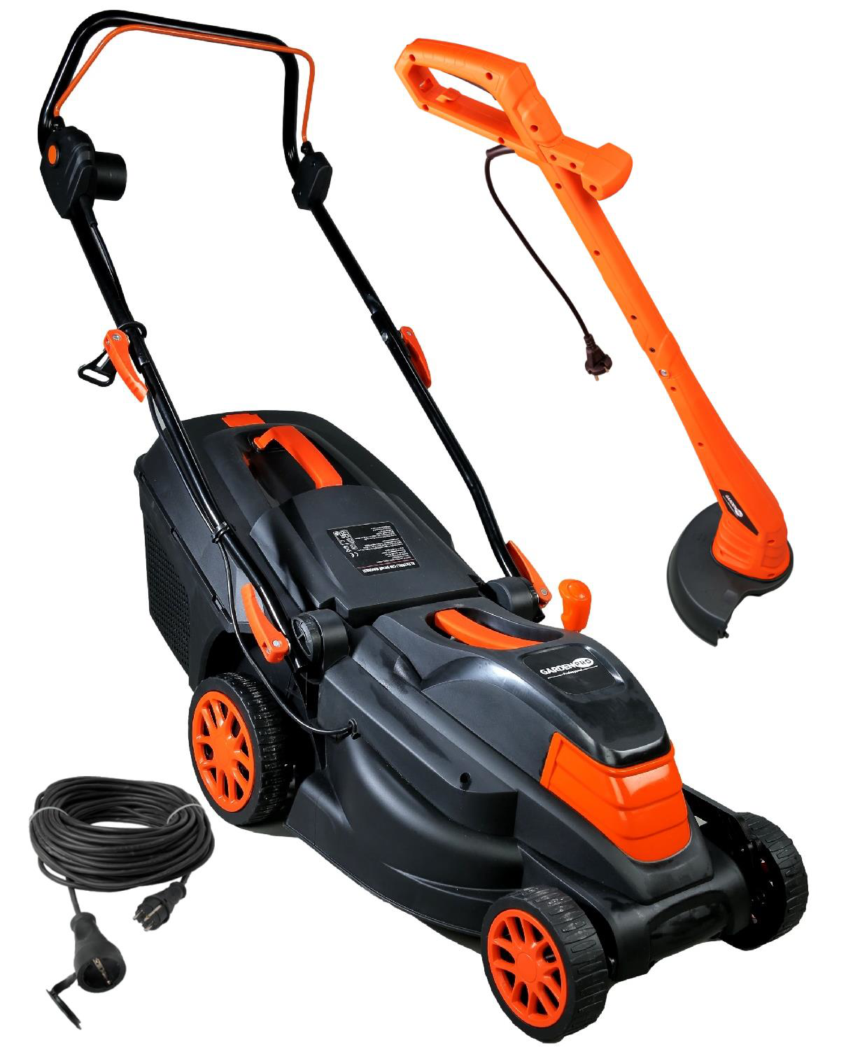GardenPro ZF6103 Çim Biçme Makinası 1800 watt + Kenar Kesme + Uza