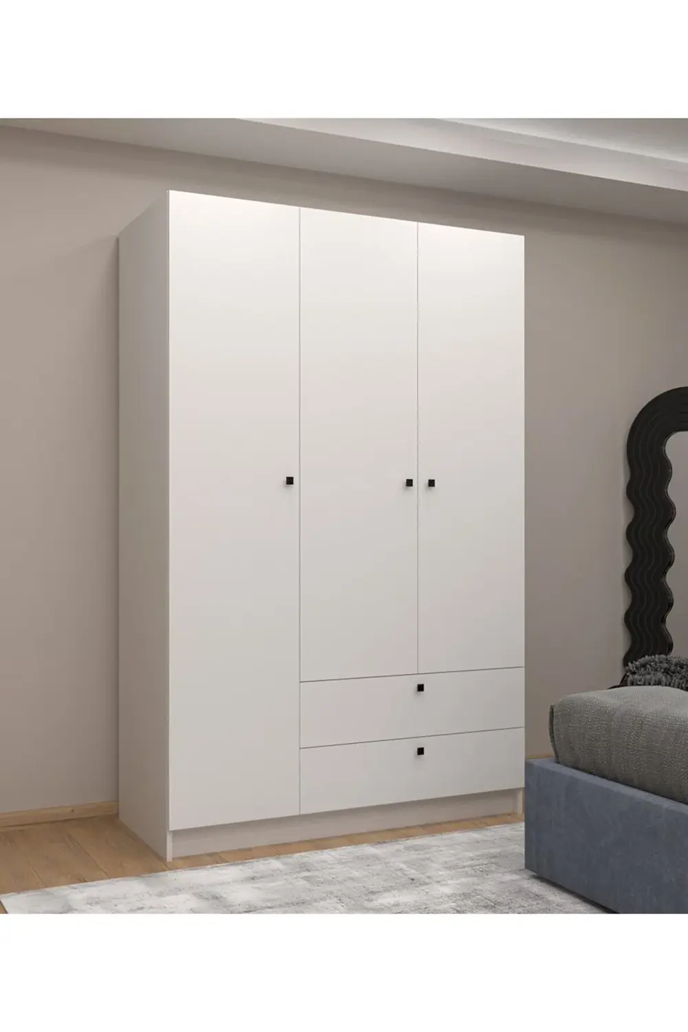 GARDOLAP 3 KAPAK VE İKİ ÇEKMECE YD1001AT