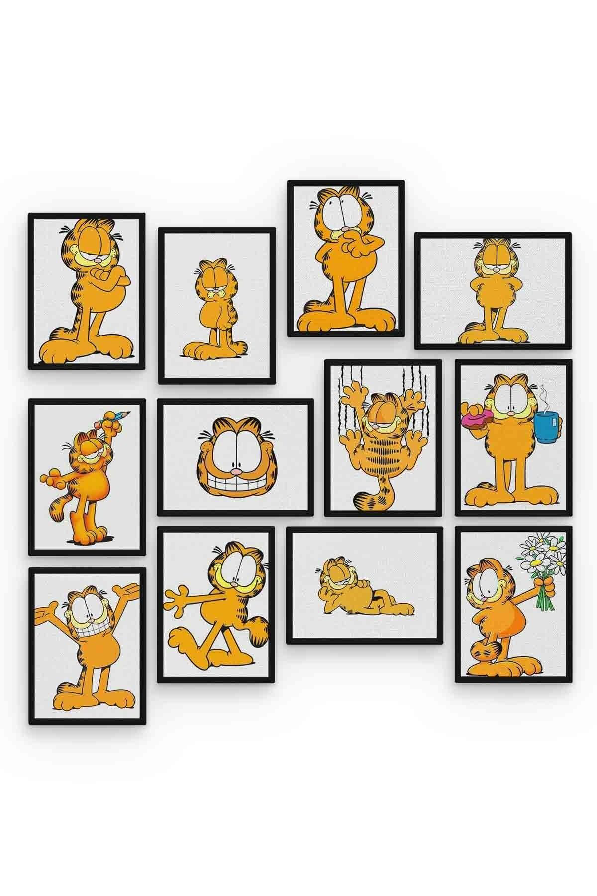 Garfield 12 Parça Mdf (ahşap) Tablo Ofis Boyu 