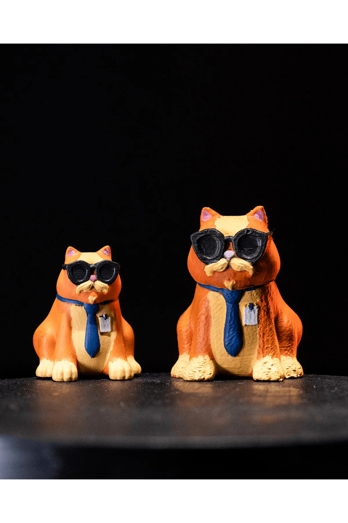 Garfield 3lü Kedi Seti Monitör Dekoru Masaüstü Dekoratif Obje